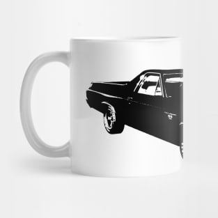 1971 El Camino SS B&W Mug